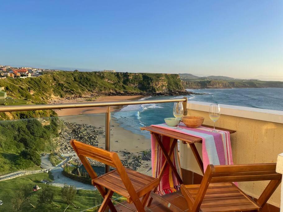 Apartamento Sunset Con Vistas Playa De Los Locos Suances Exterior foto